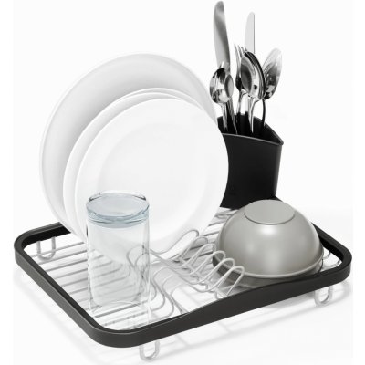 Umbra - Odkapávač na nádobí Sinkin - černá/nikl - 14x36x29 cm – Zboží Dáma