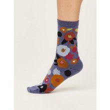 Thought Fashion Bavlněné ponožky Abstract blue