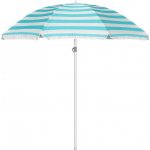 Strend Pro slnečník Dalia 180 cm 32/32 mm s kĺbikom tyrkys/biely, 802574 – Hledejceny.cz