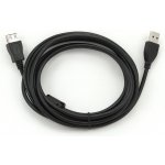 Gembird CCF-USB2-AMAF-6 Kabel USB 2.0 A-A prodlužovací 1,8m Premium (černý, ferit, zlacené kontakty) – Hledejceny.cz