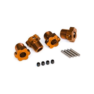 Traxxas náboj kola hliníkový oranžový 17 mm 4 – Zboží Mobilmania