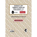 Baloušek Tisk PT142 Dodací list - daňový doklad, A5, samopropisovací, číslovaný – Zboží Dáma
