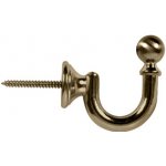 KovovégarnýžeCZ Háček na stěnu 30 mm mosaz antik – Zboží Mobilmania