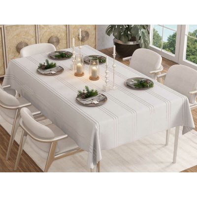 Xpose Ubrus Stripe bílý 140x180 cm – Zbozi.Blesk.cz