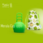 Merula Menstruační kalíšek Apple zelená velikost univerzální – Zboží Dáma