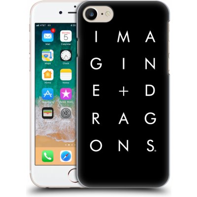 Plastové pouzdro pro mobil Apple Iphone 7/8/SE 2020 hudební skupina Imagine Dragons logo (Obal, kryt na mobil z plastu Apple Iphone 7/8/SE 2020 originální kryt Imagine Dragons logo černá a bílá)
