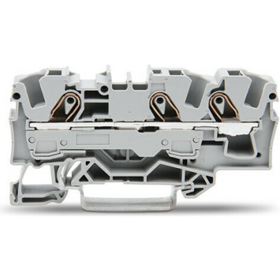 WAGO 2006-1301 3vodičová průchozí svorka 6 mm² Vhodná pro aplikace Ex e II, šedá 2006-1301 – Zboží Mobilmania