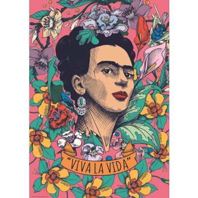 EDUCA Frida Kahlo: Viva la vida 500 dílků – Zbozi.Blesk.cz