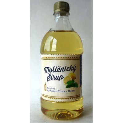 Moštěnický sirup Citron Máta 0,7 l – Sleviste.cz