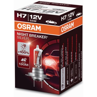 Osram Night Breaker Silver H7 PX26d 12V 55W 64210NBS | Zboží Auto