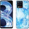 Pouzdro a kryt na mobilní telefon Realme Pouzdro mmCase Gelové Realme 8 Pro - sněhové vločky