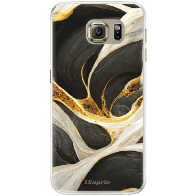 Pouzdro iSaprio - Black and Gold - Samsung Galaxy S6 Edge – Zboží Mobilmania