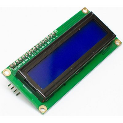16x2 LCD I2C displej, modrý