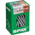 Spax Wirox Vrut do dřeva HI.FORCE, ø 6 × 100 mm, TX30, talířová hlava, 24 ks 4251010601007 – Hledejceny.cz