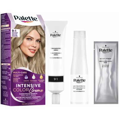 Palette Intensive Color Creme barva na vlasy zvlášť ledový světle plavý 9-1 – Zboží Dáma
