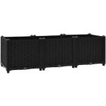 VidaXL Vyvýšený záhon 120 x 40 x 38 cm polypropylen – Zboží Mobilmania