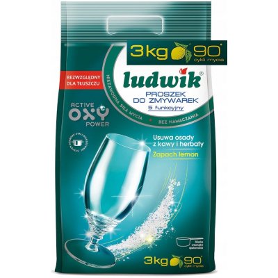 Ludwik Prášek do myčky 5funkční sáček 3 kg – Hledejceny.cz