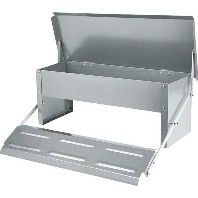 Krmítko pro slepice automat nášlapné pozinkované 5 kg – Sleviste.cz
