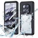 ShellBox – Waterproof IP68 Case voděodolné pouzdro IP68 pro Xiaomi Redmi Note 14 Pro 5G / Poco X7 – černé – Zboží Živě