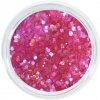 Zdobení nehtů Aglia CRAZY PINK glitter 1,5 g