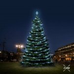 DECOLED, DLED TFS401 LED světelná sada na stromy vysoké 12-14m, ledová bílá s Flash – Hledejceny.cz