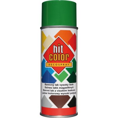 hitcolor Barva lesklá 400 ml RAL 6001 smaragdová