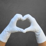 Knitva dámské rukavice ze 100% bavlny bílé – Zboží Dáma