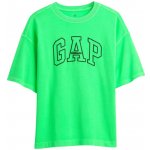 GAP Dětské oversize tričko Heavyweight Athletic Logo Zelená – Sleviste.cz