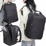 Konofactory Černý batoh do letadla Transporter M 35 l – Zboží Dáma