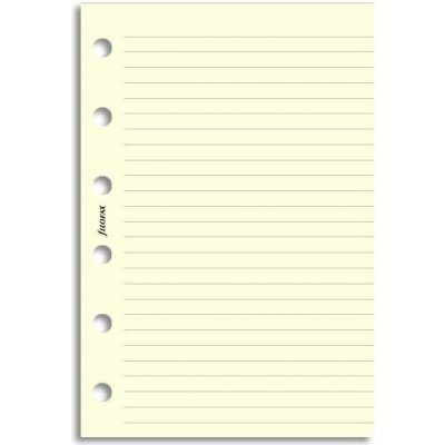 Filofax papír linkovaný krémový, 20 listů – Zboží Živě