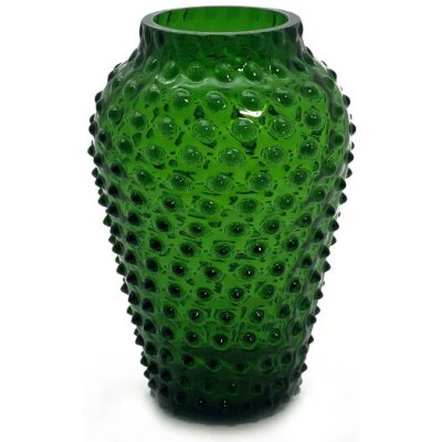 Váza 21cm – Hobnail – Ananas – tmavá zelená – Hledejceny.cz