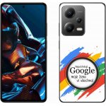 mmCase na Xiaomi Redmi Note 12 Pro 5G - žena ví všechno bílé pozadí – Zboží Živě