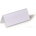 Jmenovka na stůl DURABLE 61/122x150mm, balení 25ks – Sleviste.cz