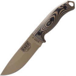 ESEE Model 5 Dark Earth Blade 3D G10 survival knife 5PDE-005 kydex sheath plate