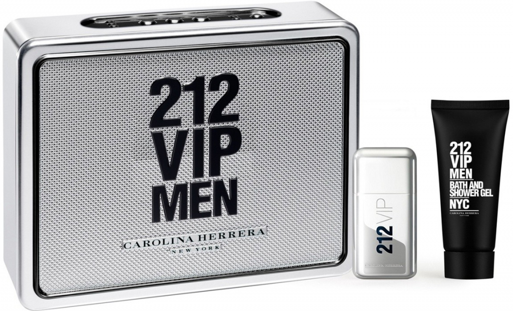 Carolina Herrera 212 VIP Man EDT 50 ml + sprchový gel 75 ml dárková sada