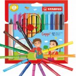 Stabilo 168-12-4 Cappi vláknový fix s kroužkem na víčka 12 ks – Zboží Živě