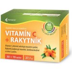 Noventis Vitamín C + Rakytník 40 tablet – Hledejceny.cz