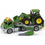 KLEIN 3908 auto s traktorem JOHN DEERE 6215R čelním nakladačem a nářadím – Hledejceny.cz