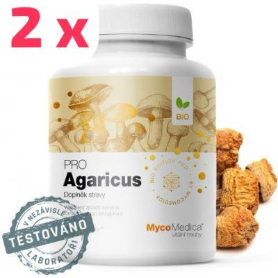 MycoMedica Agaricus PRO 2 x 90 kapslí – Hledejceny.cz