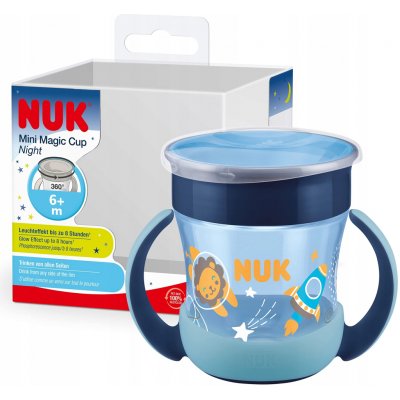 Nuk hrnek na pití Mini Magic Cup Night 160 ml modrý – Zboží Mobilmania