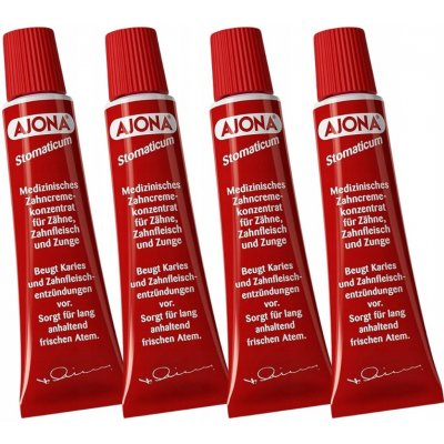 Ajona Stomaticum bylinná mátová 4 x 25ml – Hledejceny.cz