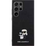 Karl Lagerfeld PU Saffiano Metal Karl and Choupette Samsung Galaxy S24 Ultra černé – Zboží Živě