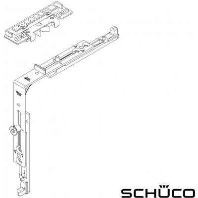 Schüco Rohové vedení pro mikroventilaci VarioTec Stříbrné 25425100 – Zbozi.Blesk.cz