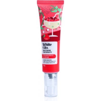 White Glo Whitening Toothpaste Strawberries and Cream 70 g – Hledejceny.cz