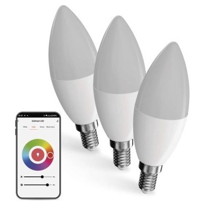 Emos Chytrá LED žárovka GoSmart svíčka E14 4,8 W 40 W – Hledejceny.cz