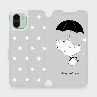Mobiwear - Xiaomi Redmi A2 - MH08P Méďa a tučňák - always with you – Zboží Živě