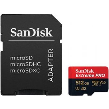 SanDisk microSDXC 512GB SDSQXCZ-512G-GN6MA od 4 949 Kč - Heureka.cz