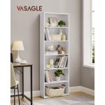 VASAGLE Knihovna 6 polic 60x179x24 cm bílá – Sleviste.cz