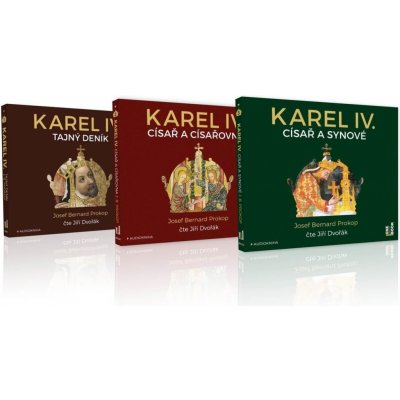 KAREL IV. - kompletní trilogie - 4CDmp3