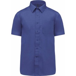 Kariban pánská košile s krátkým rukávem Eso kobaltová modrá